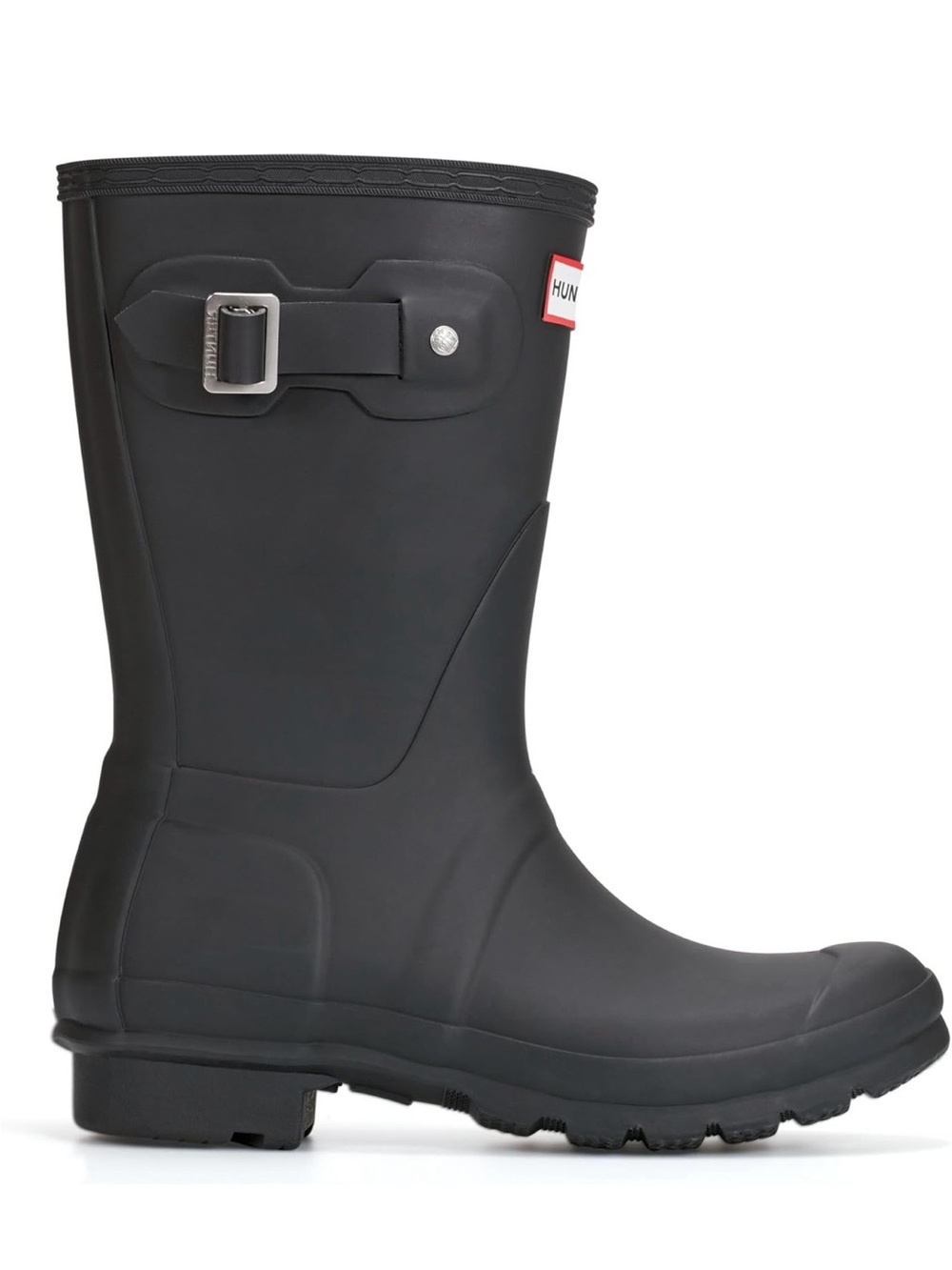 Mid calf hunter rain boots